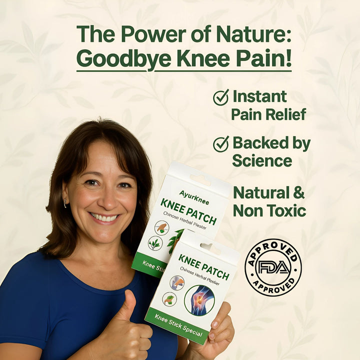 AyurKnee™ Pain Relief Ayuvedic Patches (Pack of 12)