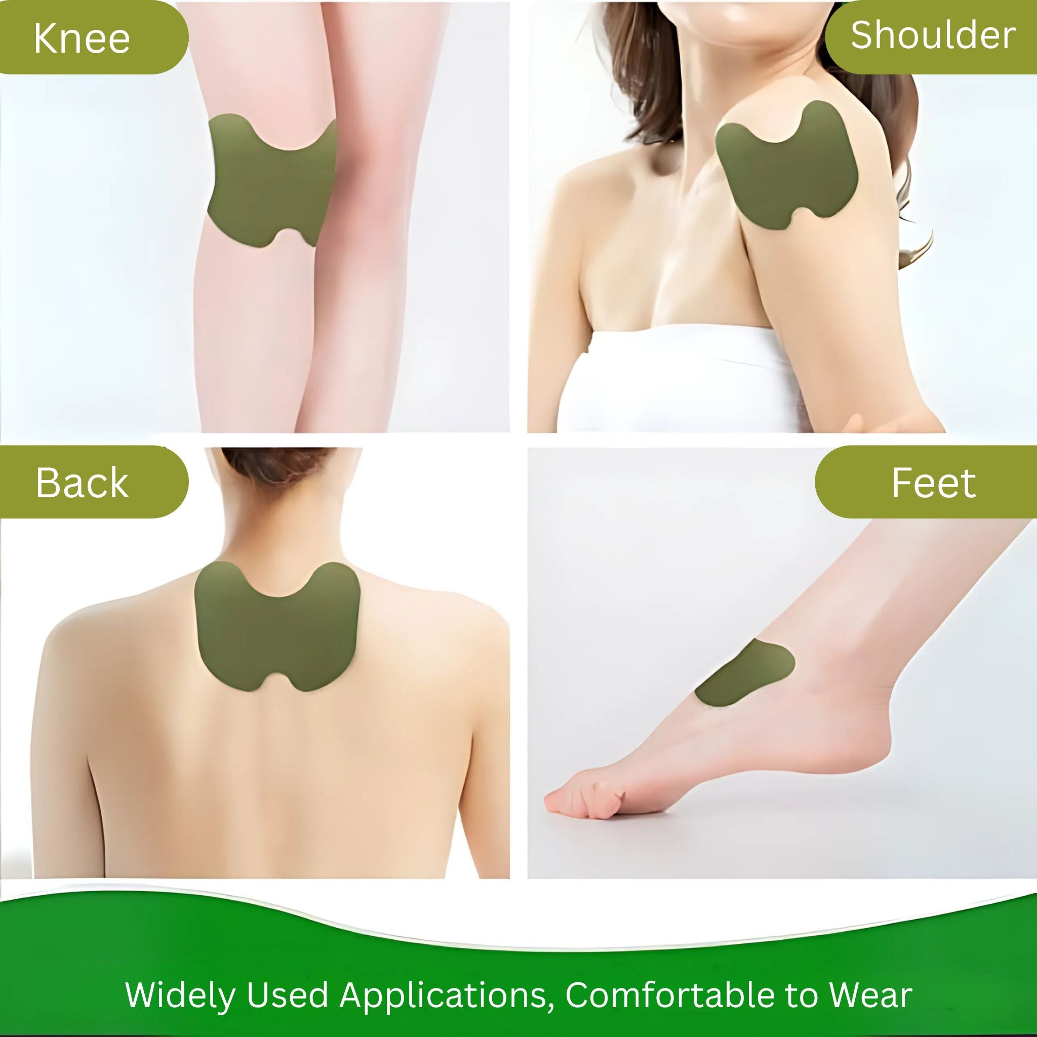 AyurKnee™ Pain Relief Ayuvedic Patches (Pack of 12)