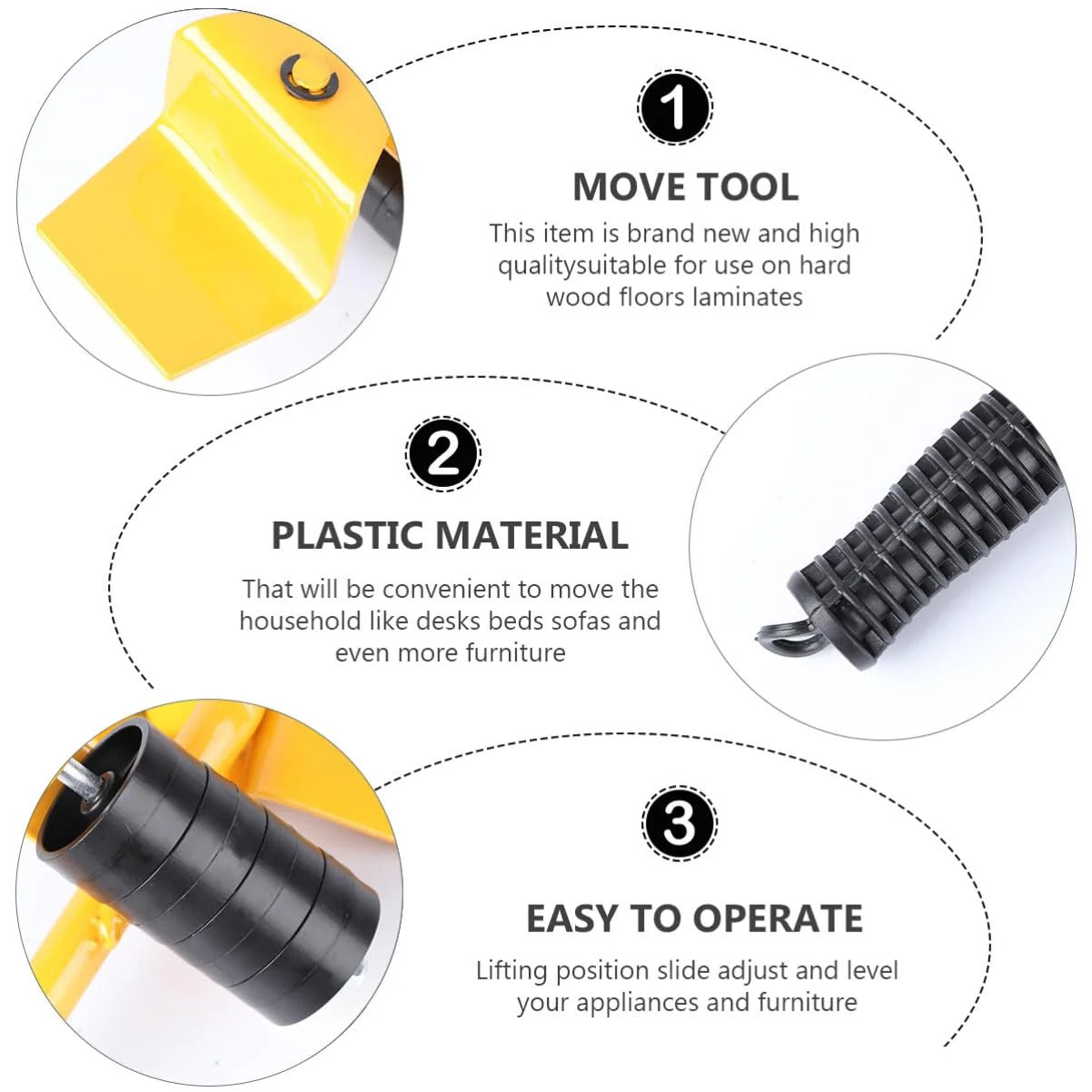 LIFTPRO™ Furniture Lifter Mover Tool Set Heavy Duty