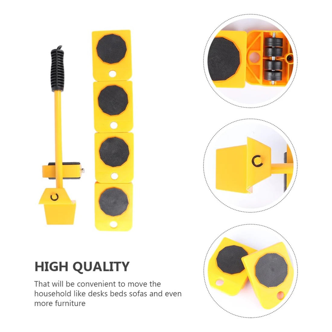 LIFTPRO™ Furniture Lifter Mover Tool Set Heavy Duty