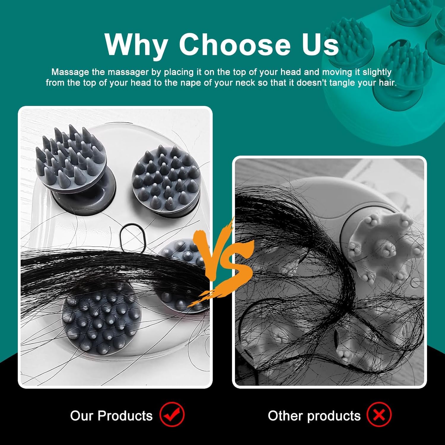 CalmScalp Pro™ - Smart Scalp Massager for Stress Relief & Hair Growth