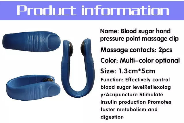 Buy 1 Get 1 SugarFix™+ Acupressure LI4 Point Clip