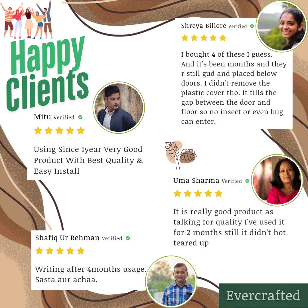 SealPlus™ – UnderDoor Flexible Sealing strip (Pack of 3)